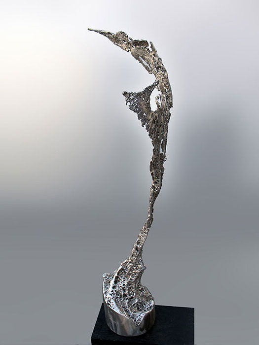 Stainless Steel Sculpture, Man Sculpture