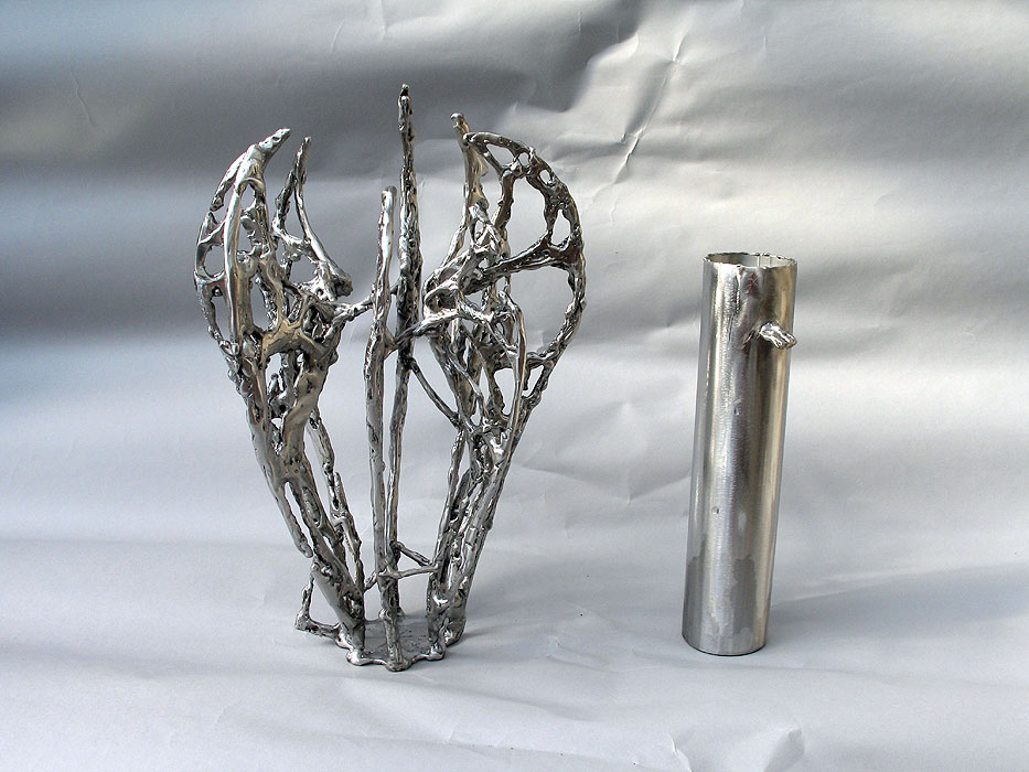 Artistic Metal Vase