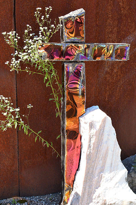 Cross Grave Marker, Artistic Cross