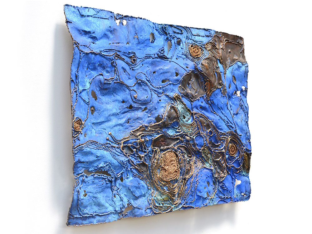 Abstract Metal Painting