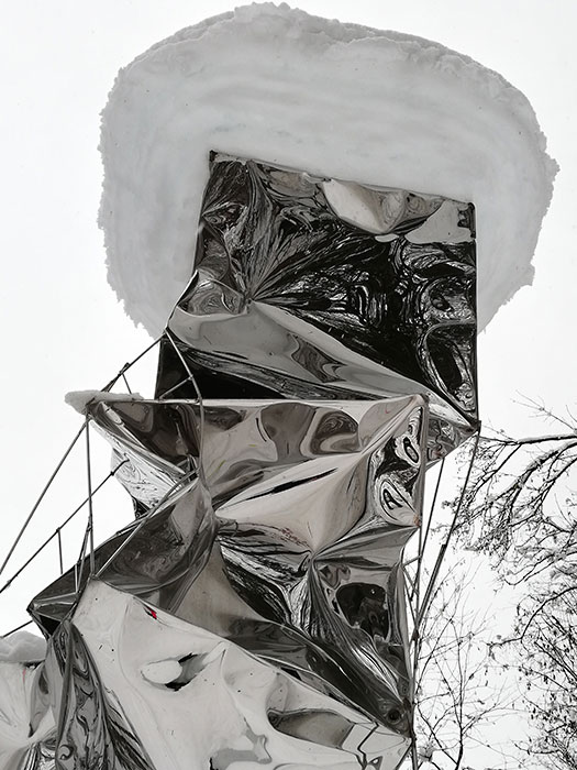 Polished Stainless Art Sculpture